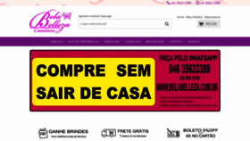 What Belabelleza.com.br website looked like in 2020 (3 years ago)