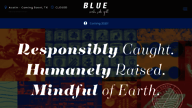 What Bluesushisakegrill.com website looked like in 2020 (3 years ago)