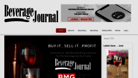 What Beveragejournalinc.com website looked like in 2020 (3 years ago)