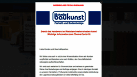 What Baukunst.tv website looked like in 2020 (3 years ago)