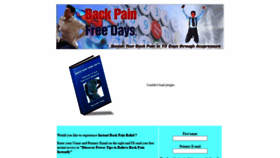 What Backpainfreedays.com website looked like in 2020 (3 years ago)