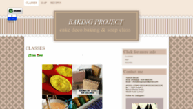 What Bakingproject.com website looked like in 2020 (3 years ago)