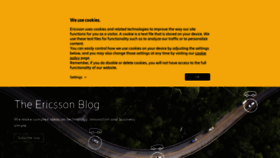 What Blog-ericssonfrance.com website looked like in 2020 (3 years ago)
