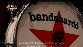 What Bandabardo.it website looked like in 2020 (3 years ago)