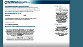 What Bankleitzahlensuche.com website looked like in 2020 (3 years ago)