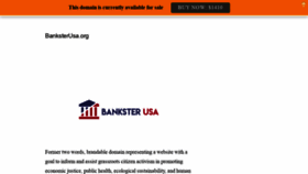 What Banksterusa.org website looked like in 2020 (3 years ago)