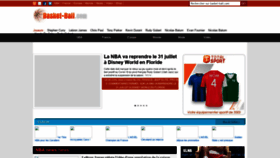 What Basket-ball.com website looked like in 2020 (3 years ago)