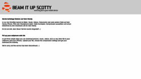 What Beam-it-up-scotty.com website looked like in 2020 (3 years ago)