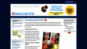What Beancentral.com website looked like in 2020 (3 years ago)