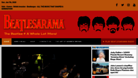 What Beatlesarama.com website looked like in 2020 (3 years ago)