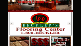 What Becklerscarpet.com website looked like in 2020 (3 years ago)