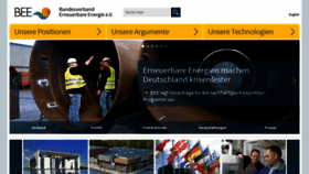 What Bee-ev.de website looked like in 2020 (3 years ago)