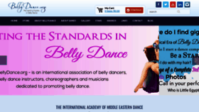 What Bellydance.org website looked like in 2020 (3 years ago)