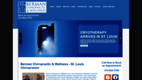 What Bermanchiropractic.com website looked like in 2020 (3 years ago)