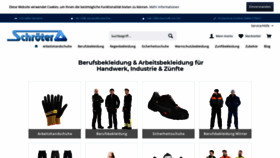 What Berufsbekleidung-schroeter.de website looked like in 2020 (3 years ago)