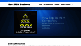 What Bestmlmbusiness.com website looked like in 2020 (3 years ago)