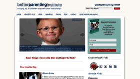 What Betterparentinginstitute.com website looked like in 2020 (3 years ago)