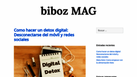 What Biboz.net website looked like in 2020 (3 years ago)