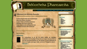 What Bibliotheka-phantastika.de website looked like in 2020 (3 years ago)