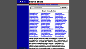 What Bicycleshops.us website looked like in 2020 (3 years ago)