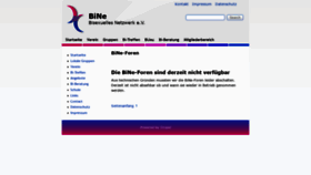 What Bine-forum.de website looked like in 2020 (3 years ago)