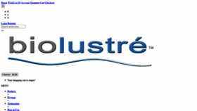 What Biolustre.com website looked like in 2020 (3 years ago)