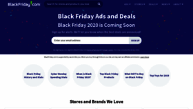 What Blackfriday.info website looked like in 2020 (3 years ago)