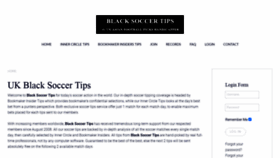 What Blacksoccertips.com website looked like in 2020 (3 years ago)