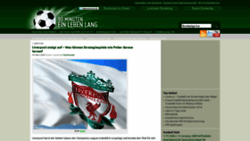 What Blog-fussball.de website looked like in 2020 (3 years ago)