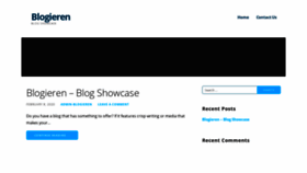 What Blogieren.de website looked like in 2020 (3 years ago)