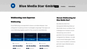 What Bluestarhosting.de website looked like in 2020 (3 years ago)