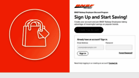 What Bnsf.perkspot.com website looked like in 2020 (3 years ago)