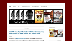 What Bobmccarty.com website looked like in 2020 (3 years ago)