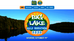 What Biglakehalf.com website looked like in 2020 (3 years ago)