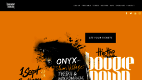 What Boogiedown.nu website looked like in 2020 (3 years ago)