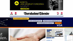 What Bornholmstidende.dk website looked like in 2020 (3 years ago)