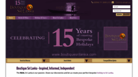 What Boutiquesrilanka.com website looked like in 2020 (3 years ago)