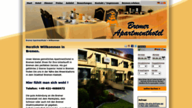 What Bremer-apartmenthotel.de website looked like in 2020 (3 years ago)