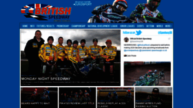 What British-speedway.co.uk website looked like in 2020 (3 years ago)