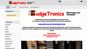 What Budgetronics.nl website looked like in 2020 (3 years ago)