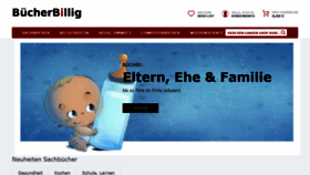 What Buecherbillig.de website looked like in 2020 (3 years ago)
