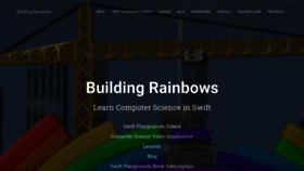 What Buildingrainbows.com website looked like in 2020 (3 years ago)