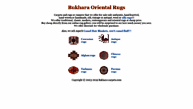 What Bukhara-carpets.com website looked like in 2020 (3 years ago)