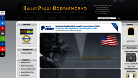 What Bulletproofbodyarmorhq.com website looked like in 2020 (3 years ago)