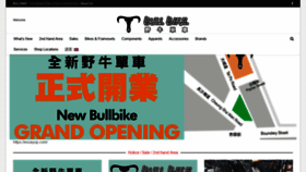 What Bullbike.net website looked like in 2020 (3 years ago)