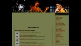 What Bruceleevideos.org website looked like in 2020 (3 years ago)