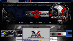 What Burgman-mania.com website looked like in 2020 (3 years ago)