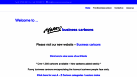 What Businesscartoons.co.uk website looked like in 2020 (3 years ago)