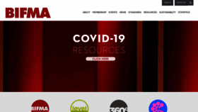 What Bifma.org website looked like in 2020 (5 years ago)