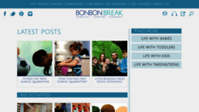 What Bonbonbreak.com website looked like in 2020 (3 years ago)